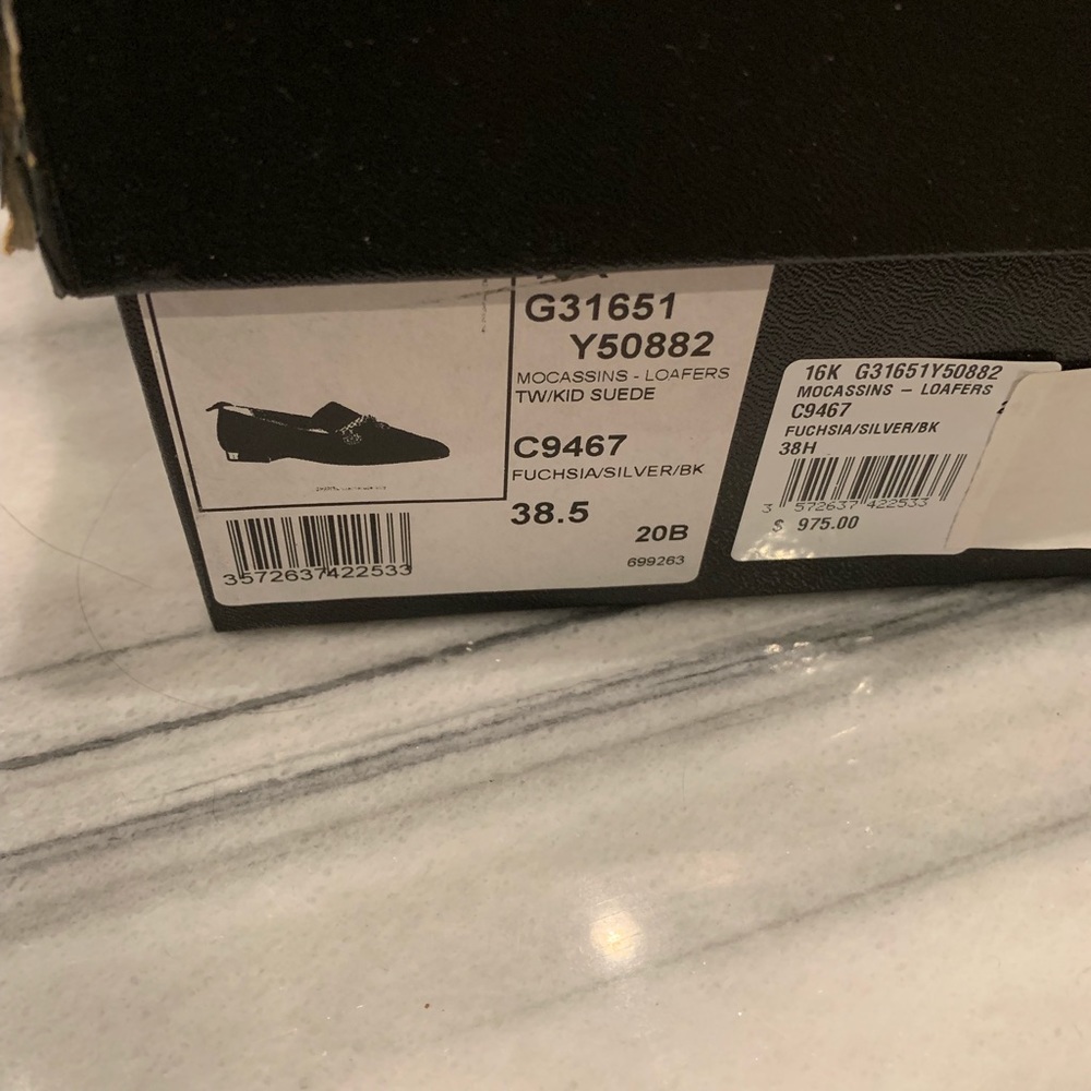 Chanel charms loafers flats 38.5 8 8.5 - Picture 4 of 7